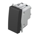 PREKIDAČ KRIŽNI 16AX 250V~ 1M SB crni - slika 1