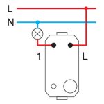 TIPKALO 1POL 16A 250V~ 1M BEZ TIPKE - slika 2