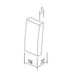 Tipka TM11 1 mjesto SB crna s indikatorom svjetlo - slika 2