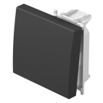 Tipka TM12 2 mjesta SB crna - slika 1