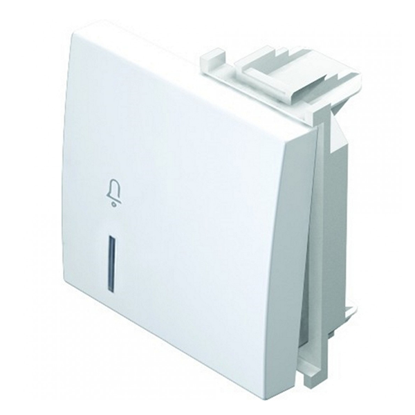 Tipka TM12 2 mjesta PW bijela s indikatorom zvono