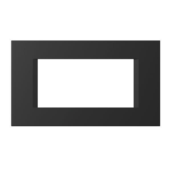 Okvir LINE 4 mjesta OL40 TEM MODUL SB crna