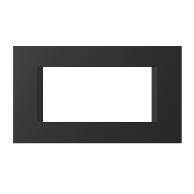 Okvir LINE 4 mjesta OL40 TEM MODUL SB crna