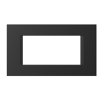 Okvir LINE 4 mjesta OL40 TEM MODUL SB crna - slika 1