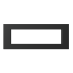 Okvir LINE 7 mjesta OL70 TEM MODUL SB crna - slika 1