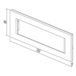 Okvir LINE 7 mjesta OL70 TEM MODUL SB crna - slika 2