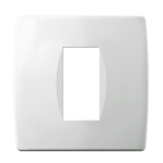 Okvir SOFT 1/2 mjesta OS10 TEM MODUL PW bijela - slika 1