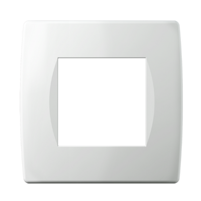 Okvir SOFT 2 mjesta OS20 TEM MODUL PW bijela