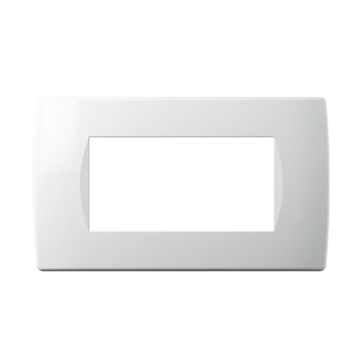 Okvir SOFT 4 mjesta OS40 TEM MODUL PW bijela