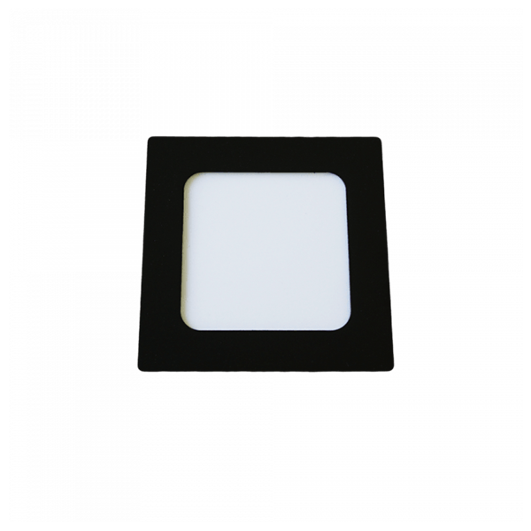 LED PANEL CRNI UGRADBENI 6W KVADRATNI 4000K