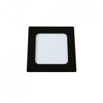 LED PANEL CRNI UGRADBENI 6W KVADRATNI 4000K - slika 1