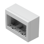 TEM Kutija CUBO sa stražnjim poklopcem IP20 4 mjesta AC41 - slika 1