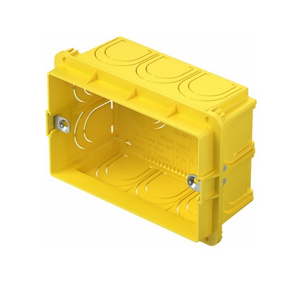 TEM Kutija pravokutna za zid od opeke 3 mjesta