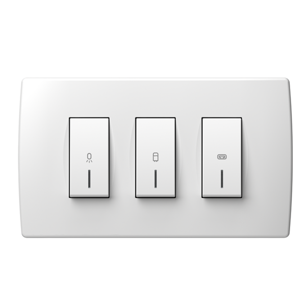 TEM Kupaonski set indikator 4 mjesta PW bijela