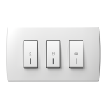 TEM Kupaonski set indikator 4 mjesta PW bijela - slika 1