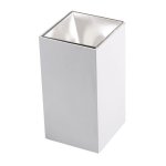 Kvadratna stropna svjetiljka GU10 bijela - slika 1