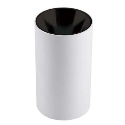 Okrugla stropna svjetiljka GU10 bijelo/crna