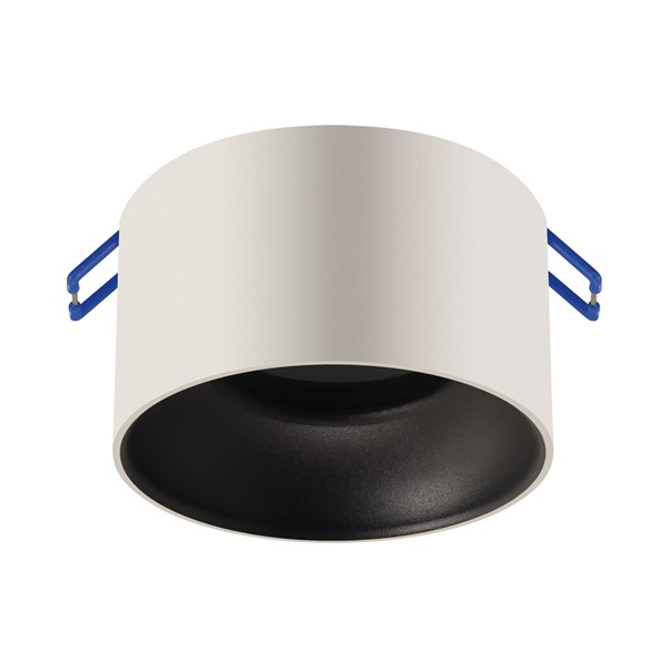 OKVIR ZA ŽARULJU GU10 OKRUGLI BIJELO CRNI