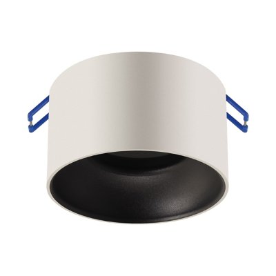 OKVIR ZA ŽARULJU GU10 OKRUGLI BIJELO CRNI