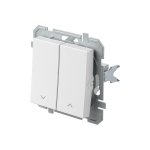 TEM bijelo tipkalo za rolete LOGIQ - slika 1