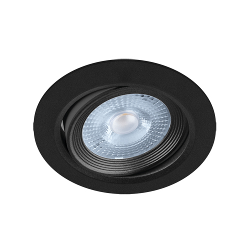 LED DOWNLIGHT CRNI ugradbeni okrugli 5W