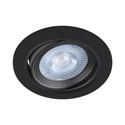 LED DOWNLIGHT crni ugradbeni okrugli 5W