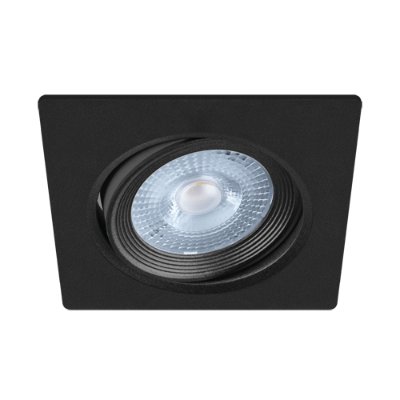 LED DOWNLIGHT CRNI ugradbeni kvadratni 5W