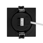 LED DOWNLIGHT CRNI ugradbeni kvadratni 5W STRUHM 03862 03710