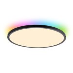 LED stropna svjetiljka crna 24W CCT+RGB s daljinskim - slika 5