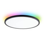 LED stropna svjetiljka crna 24W CCT+RGB s daljinskim - slika 3