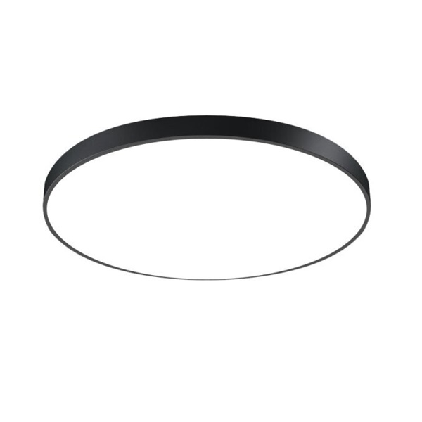LED PLAFONJERA okrugla crna 18W