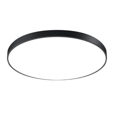 LED PLAFONJERA okrugla crna 30W