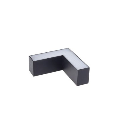 CRNI L KONEKTOR 8W za LED linearnu svjetiljku