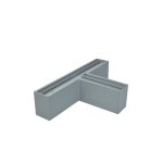 SIVI T KONEKTOR 12W za LED linearnu svjetiljku - slika 2