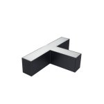 CRNI T KONEKTOR 12W za LED linearnu svjetiljku - slika 1