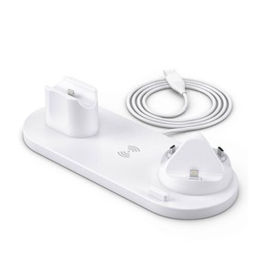 6u1 Multifunkcionalna bežična stanica za punjenje bijela