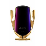 Bežični punjač za auto 10W zlatni - slika 1