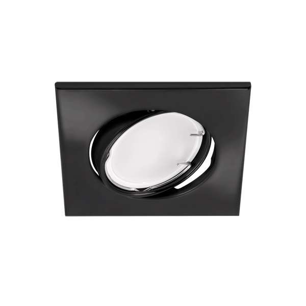 OKVIR ZA ŽARULJU KVARDATNI ZAKRETNI CRNI