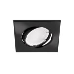 OKVIR ZA ŽARULJU KVARDATNI ZAKRETNI CRNI - slika 1