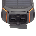 POWER BANK 20000mAh 3.7V SOLAR:1.2W BLACK+BLUE LED:4W - slika 3