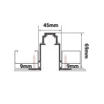 Ugradbena magnetna šina 1M - R35 - slika 2