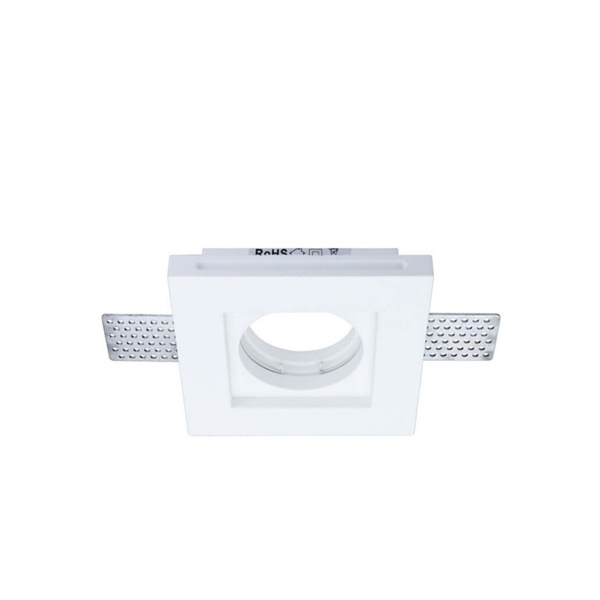 Kvadratna ugradbena gips armatura GU10