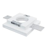 Kvadratna ugradbena gips armatura GU10 - slika 2