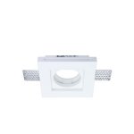 Kvadratna ugradbena gips armatura GU10 - slika 1