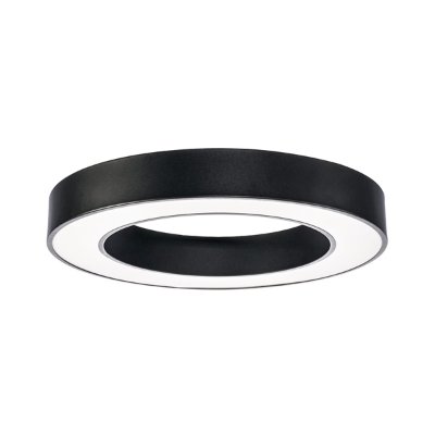 LED stropna svjetiljka okrugla crna 36W