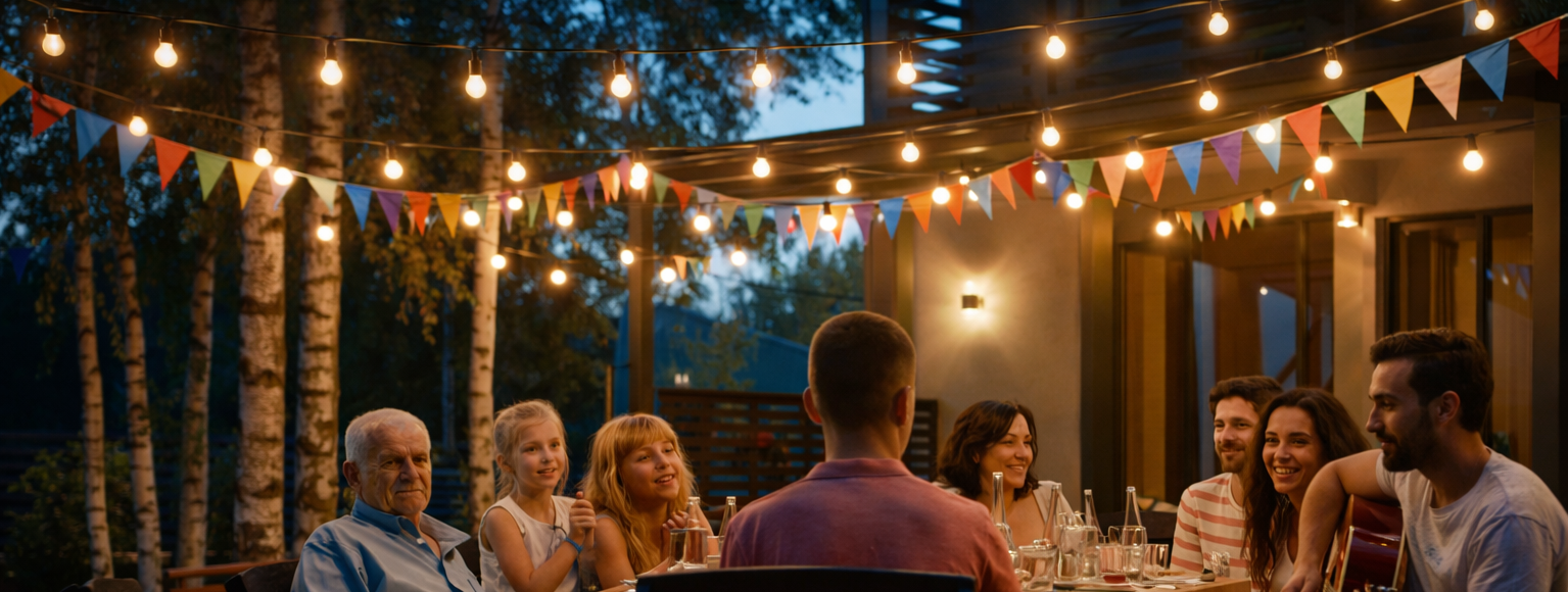 Rasvjetni lanac vrtna rasvjeta